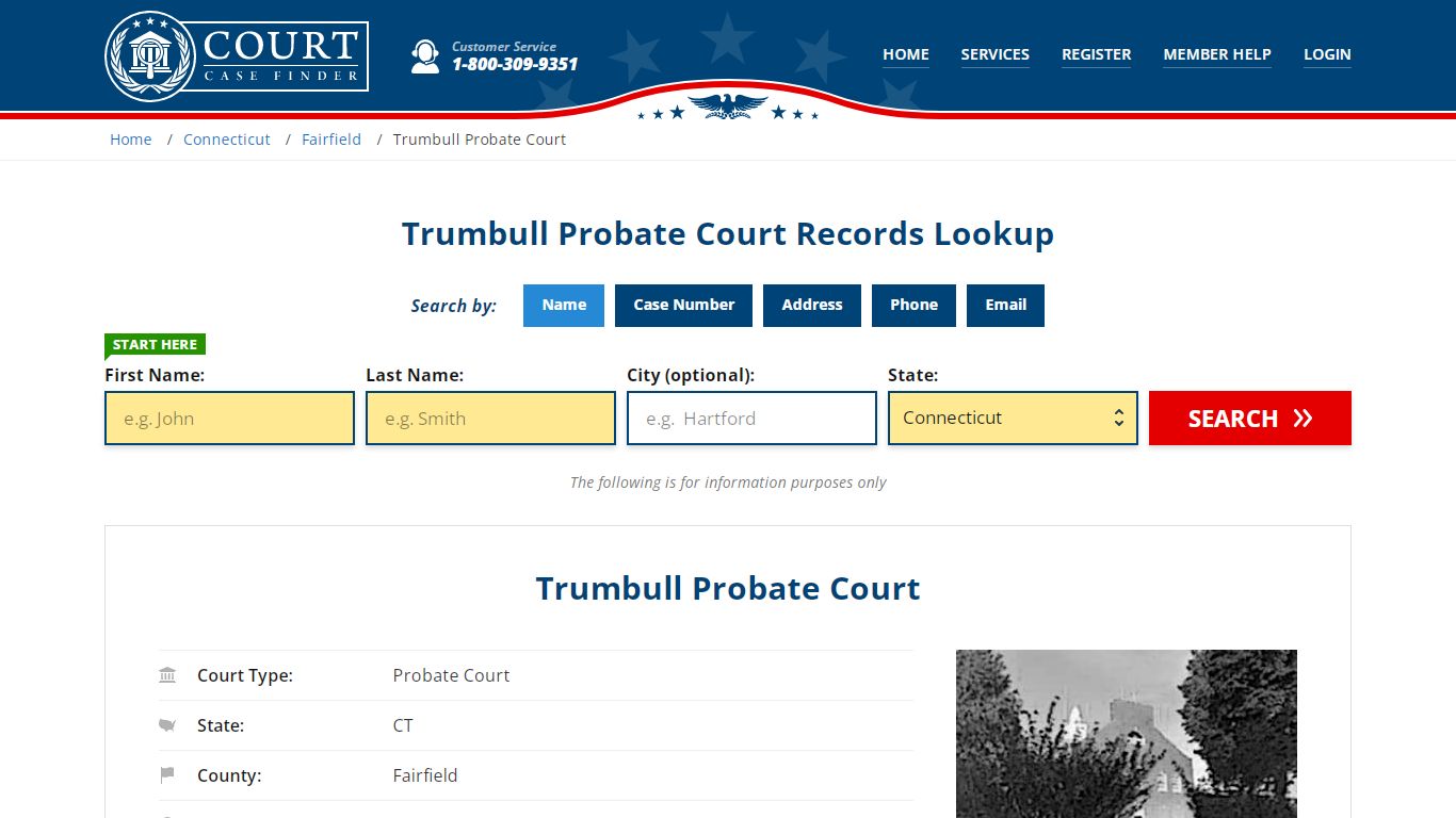 Trumbull Probate Court Records | Trumbull, Fairfield County, CT Court ...